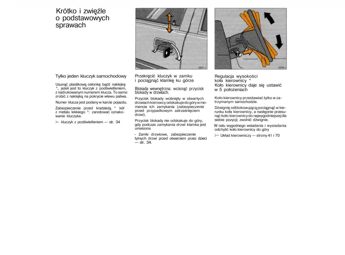 Opel Vectra A Vauxhall Cavalier instrukcja obslugi / page 6