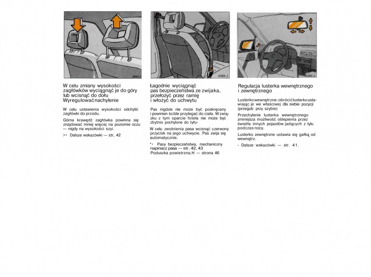 Opel Vectra A Vauxhall Cavalier instrukcja obslugi / page 8