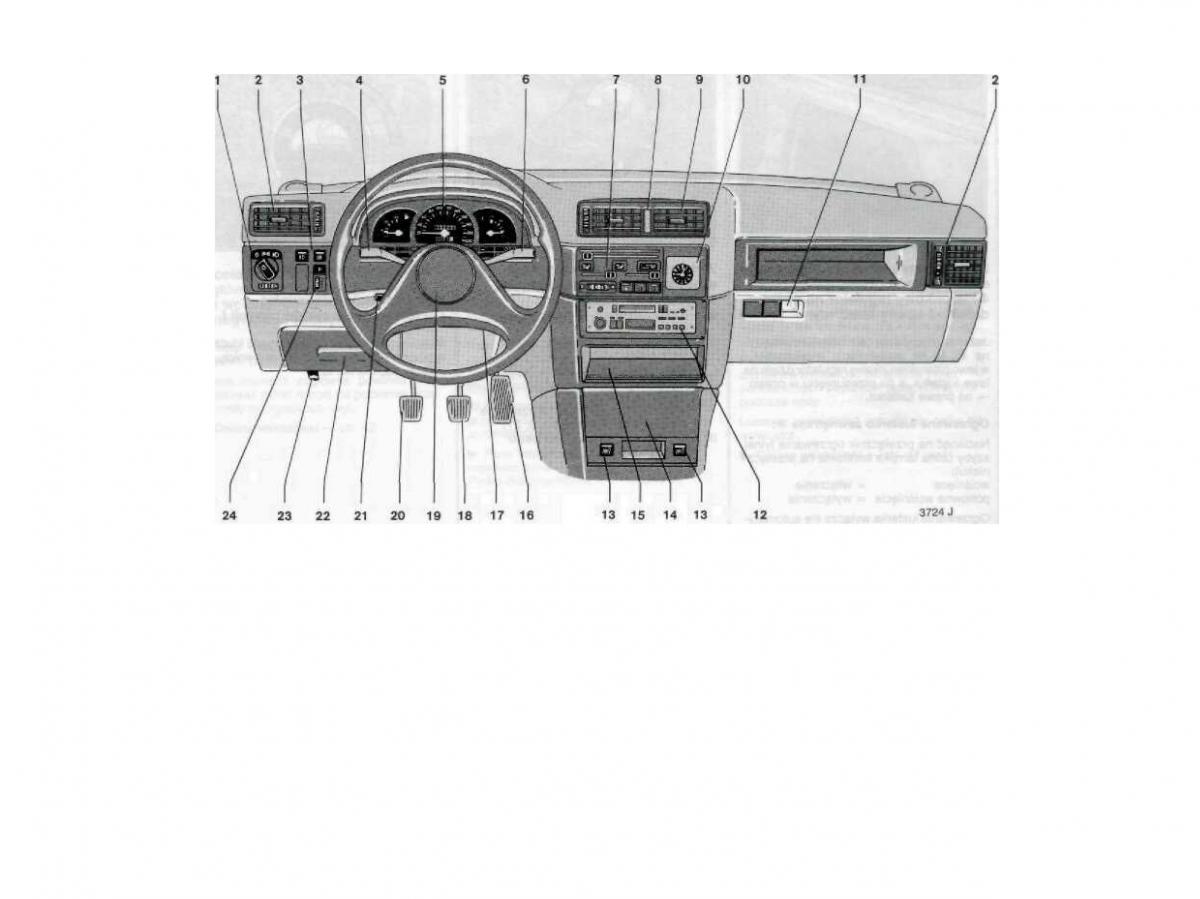Opel Vectra A Vauxhall Cavalier instrukcja obslugi / page 10