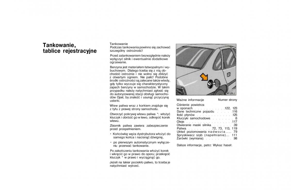 Opel Vectra A Vauxhall Cavalier instrukcja obslugi / page 135