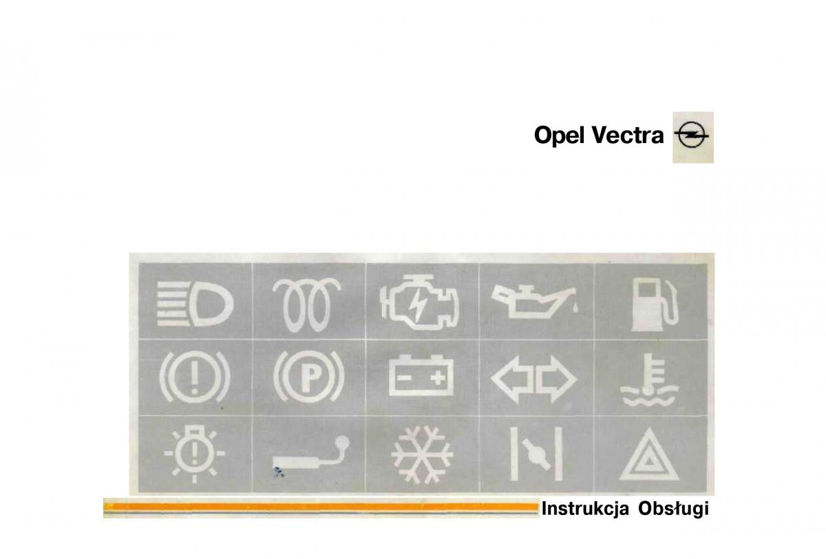 Opel Vectra A Vauxhall Cavalier instrukcja obslugi / page 1