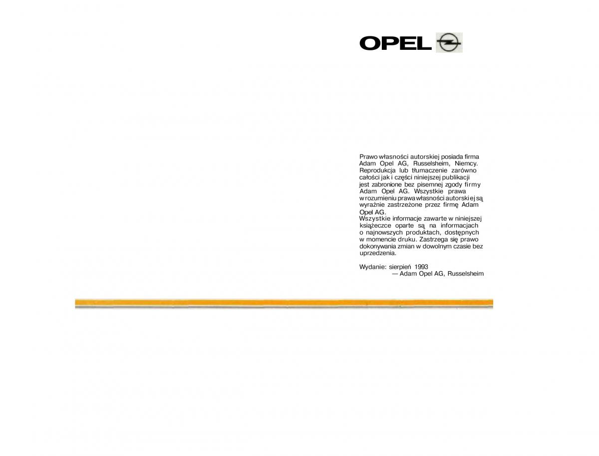 Opel Vectra A Vauxhall Cavalier instrukcja obslugi / page 136
