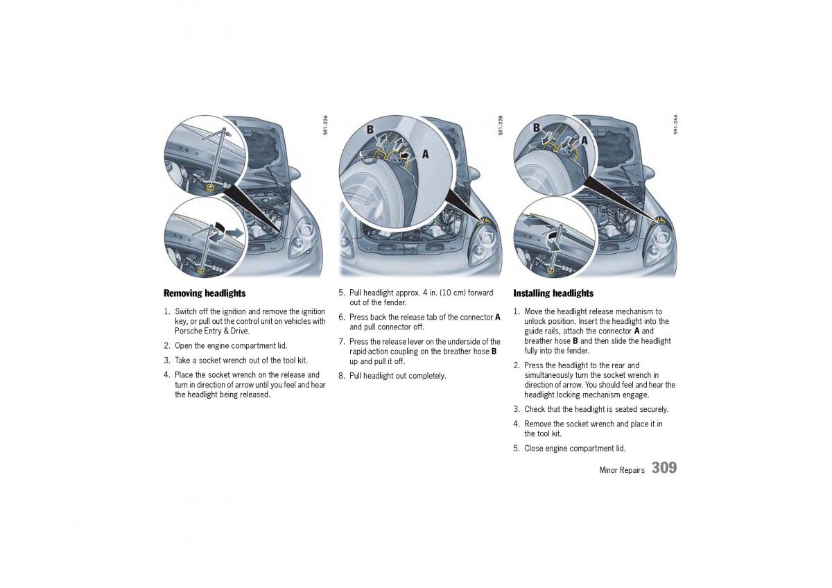 Porsche Panamera 970 owners manual / page 311