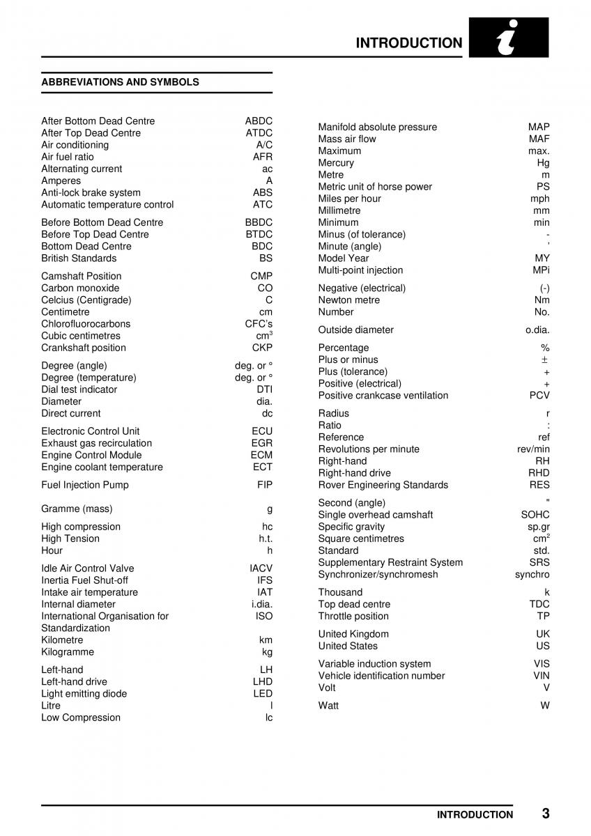 manual  Mini Cooper workshop manual / page 13