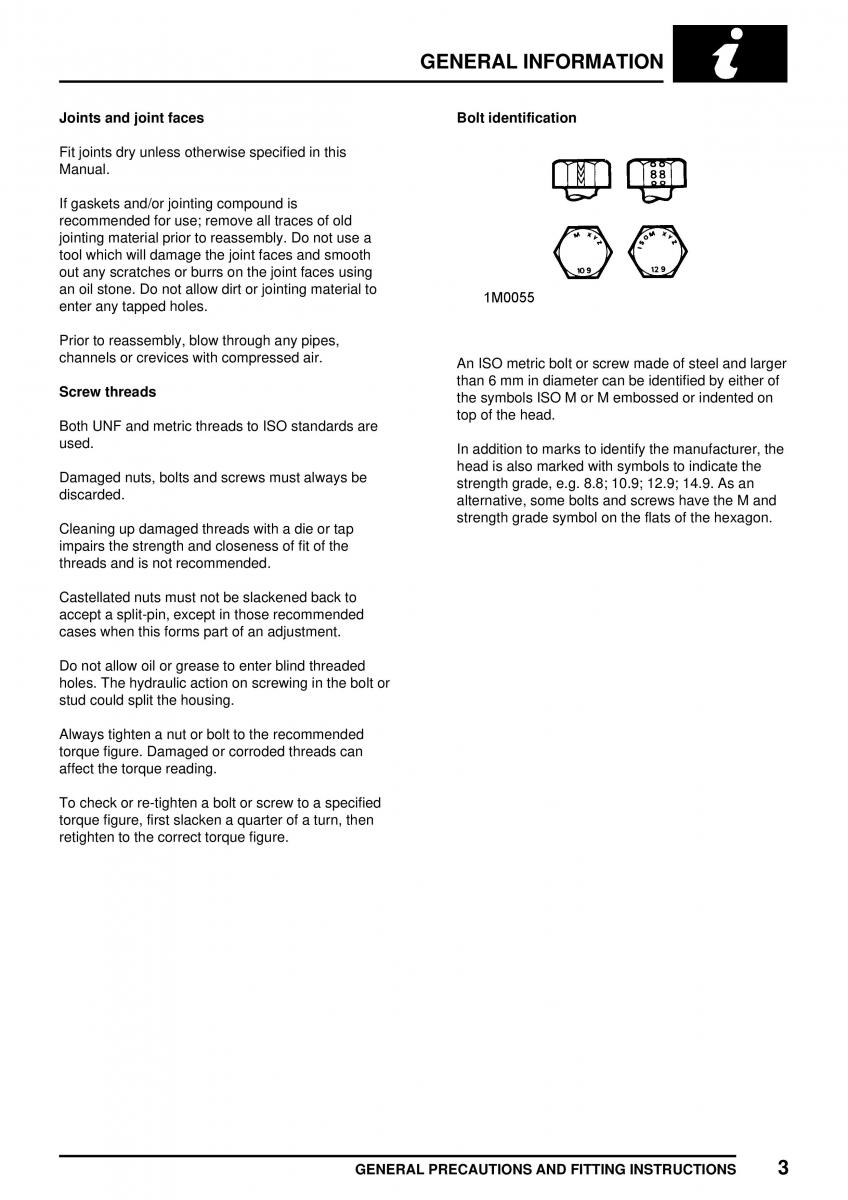 manual  Mini Cooper workshop manual / page 21