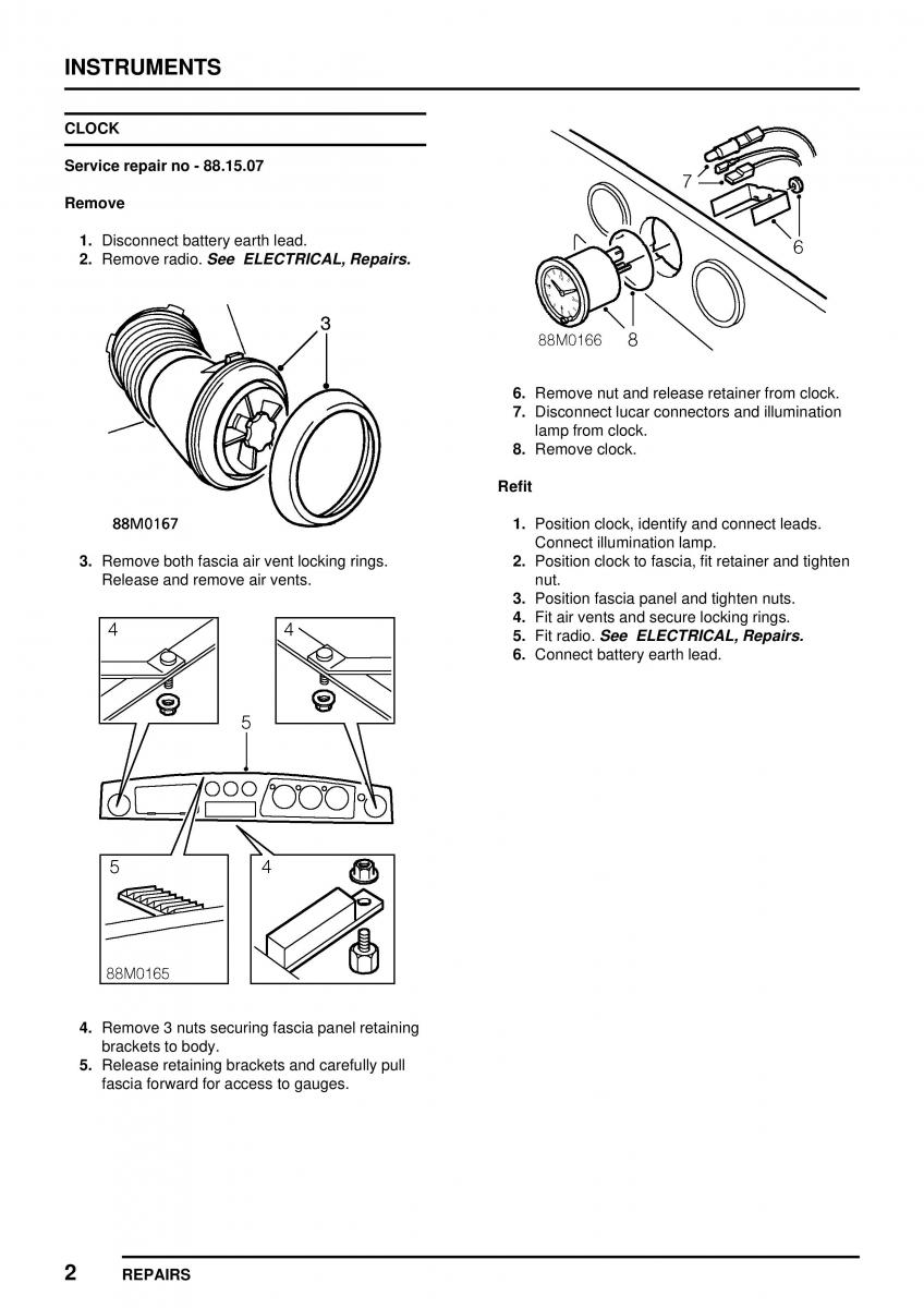 Mini Cooper workshop manual / page 362