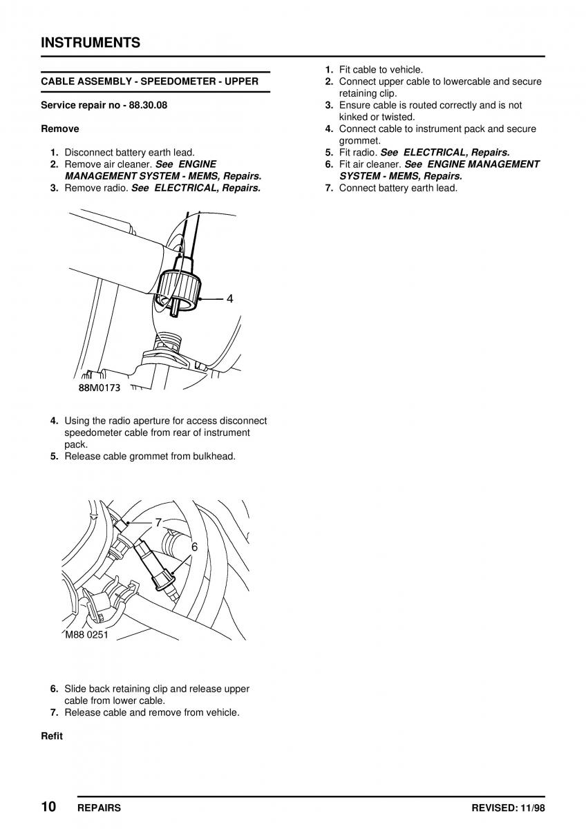 Mini Cooper workshop manual / page 370