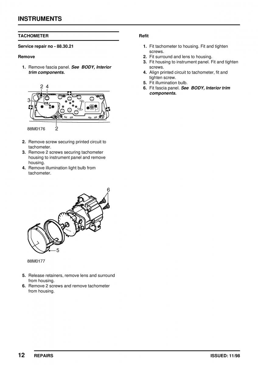 Mini Cooper workshop manual / page 372