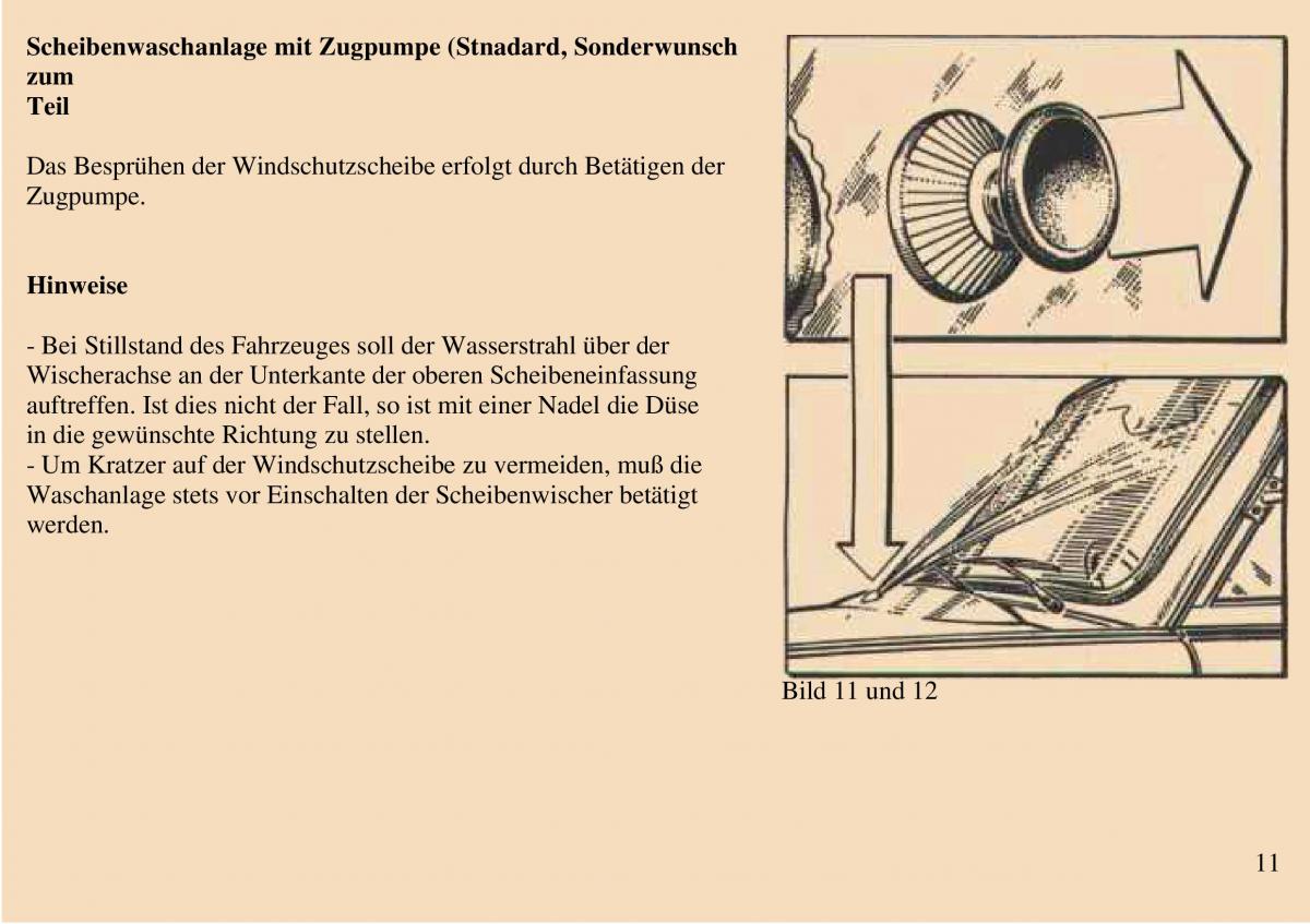 manual  Trabant 601 owners manual Handbuch / page 12