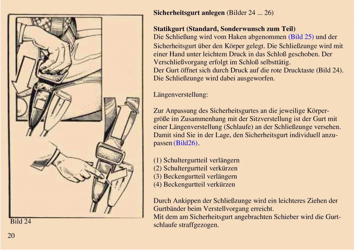 manual  Trabant 601 owners manual Handbuch / page 21