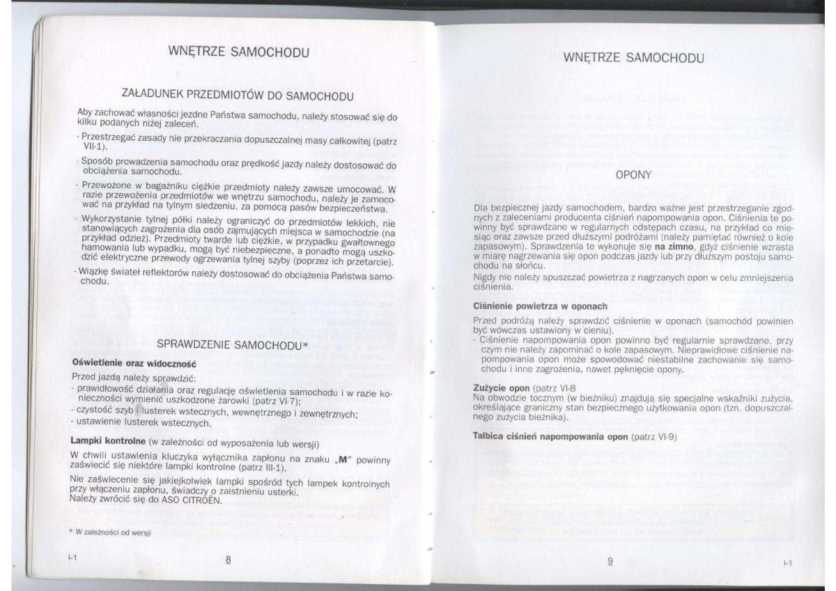 manual  Citroen Xara instrukcja / page 6