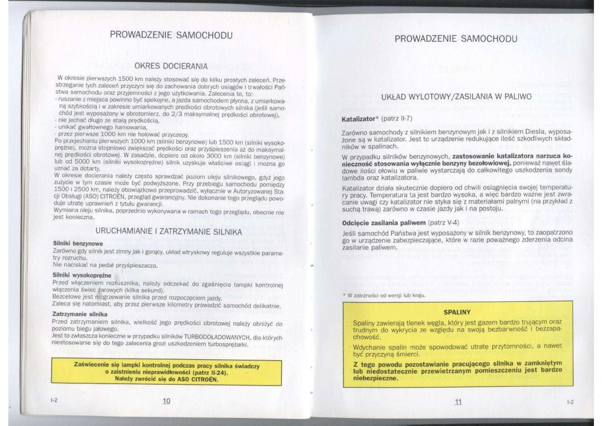 manual  Citroen Xara instrukcja / page 7