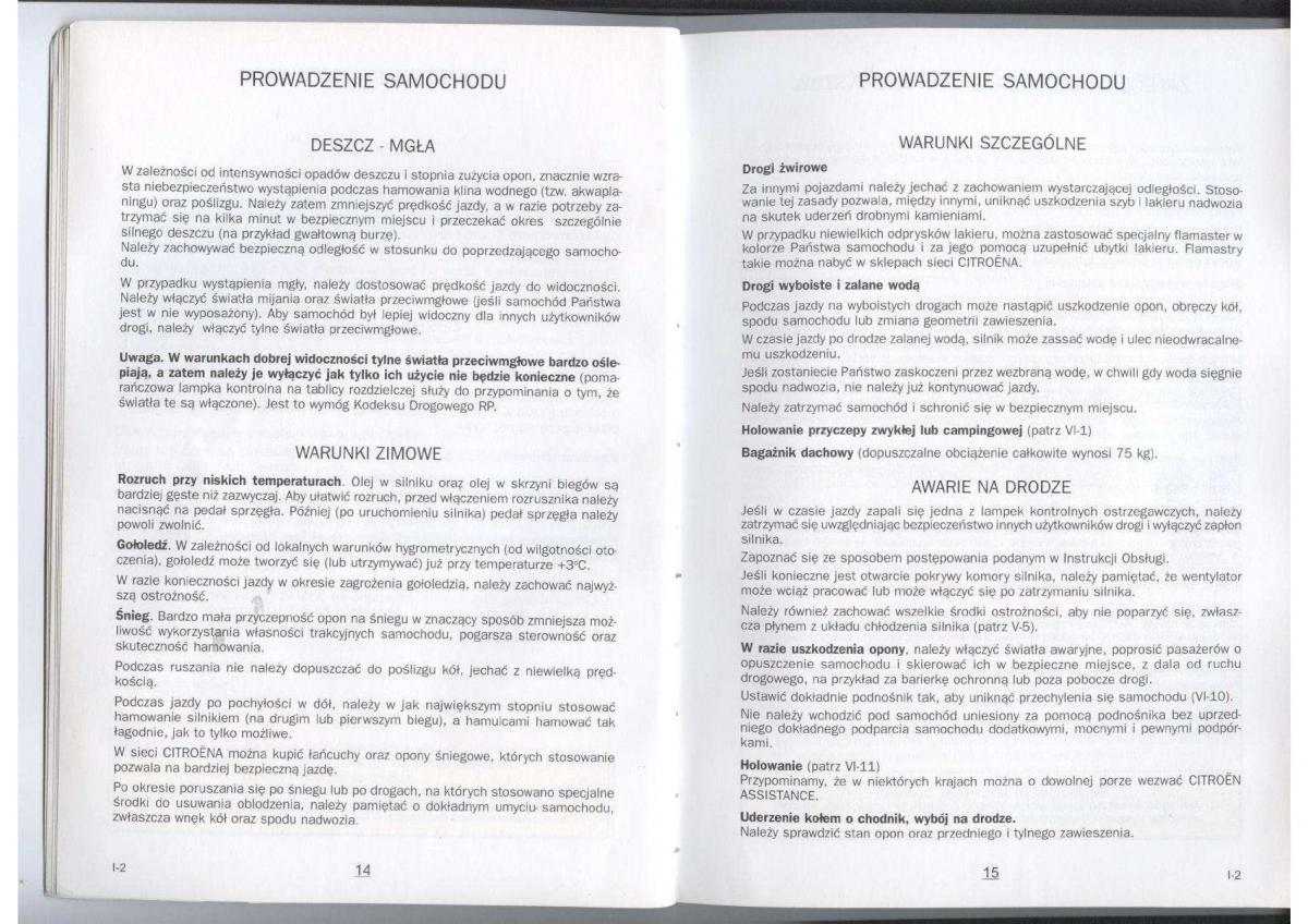manual  Citroen Xara instrukcja / page 9