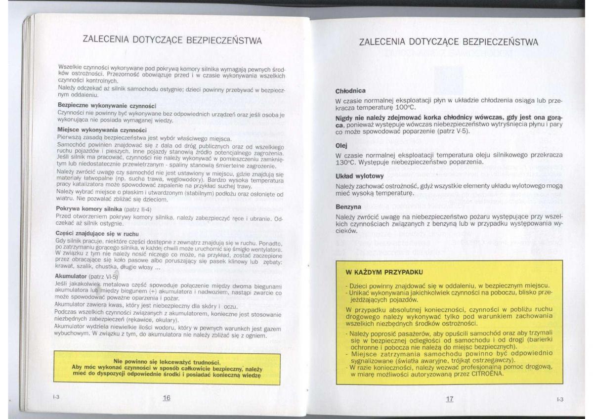Citroen Xara instrukcja obslugi / page 10