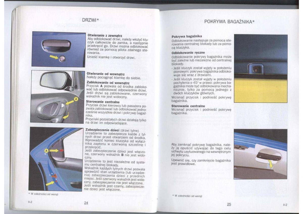 manual  Citroen Xara instrukcja / page 14