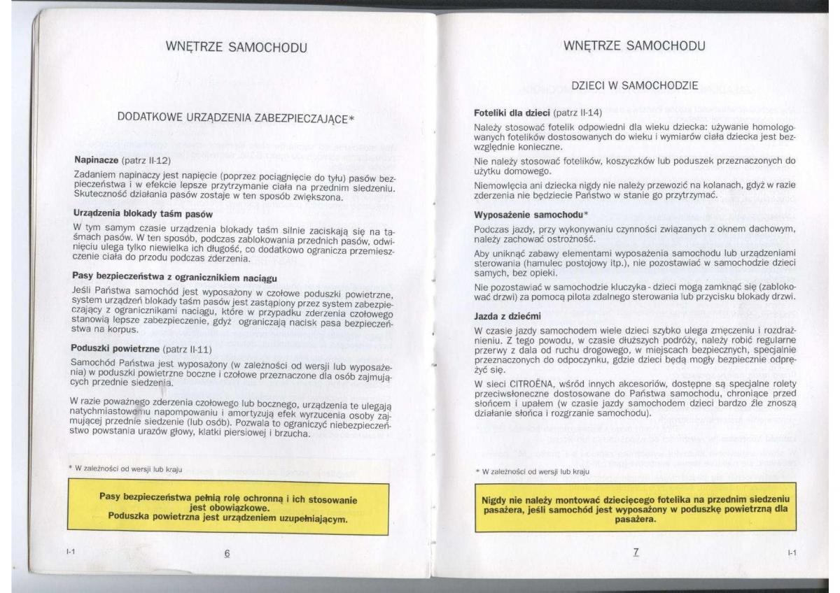 manual  Citroen Xara instrukcja / page 5