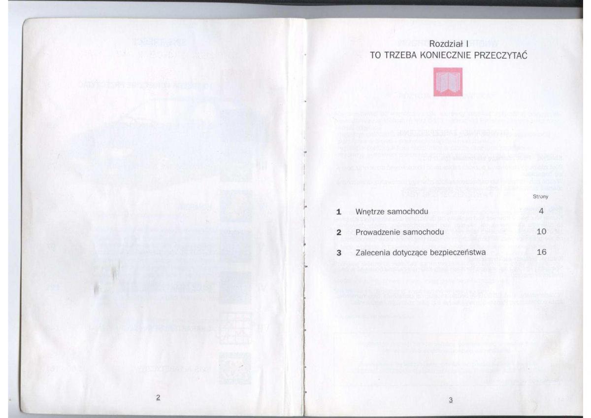 manual  Citroen Xara instrukcja / page 3