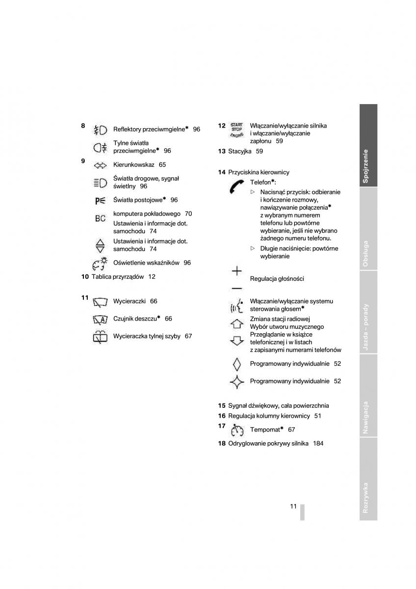 manual  BMW 1 E87 E81 instrukcja / page 12