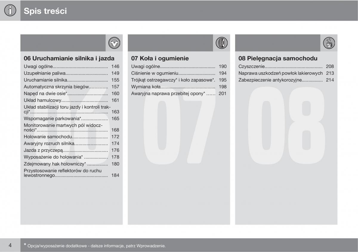 Volvo XC90 XC Classic instrukcja obslugi / page 6