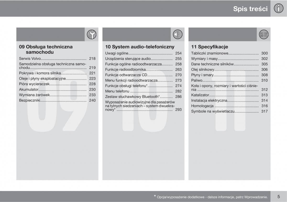 manual  Volvo XC90 XC Classic instrukcja / page 7