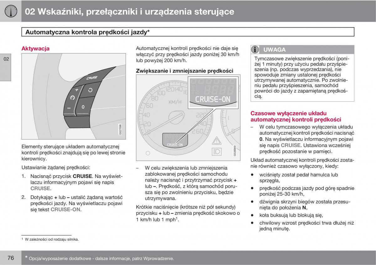instrukcja obsługi Volvo XC90 Volvo XC90 XC Classic instrukcja / page 78