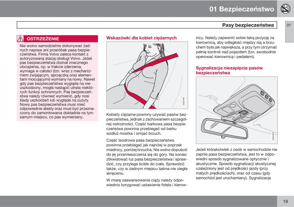 Volvo XC90 XC Classic instrukcja obslugi / page 21