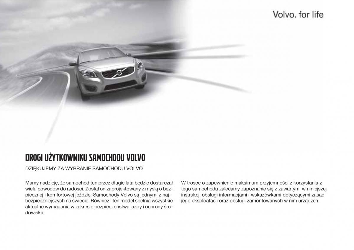 Volvo XC90 XC Classic instrukcja obslugi / page 3