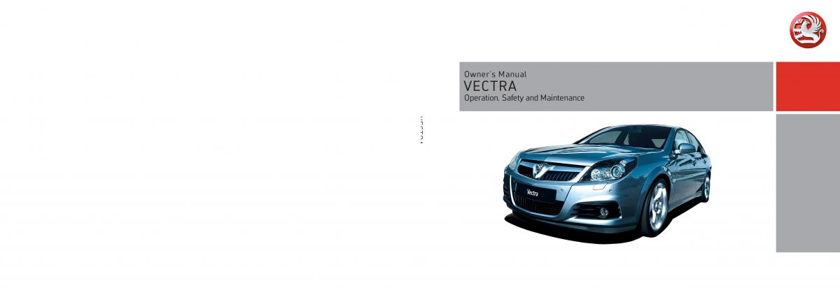 manual  Opel Vectra Vauxhall III 3 owners manual / page 1