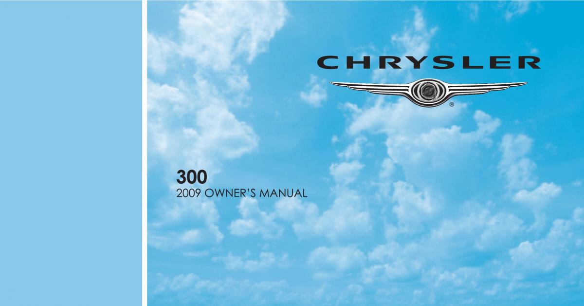 Chrysler 300C I 1 owners manual / page 1