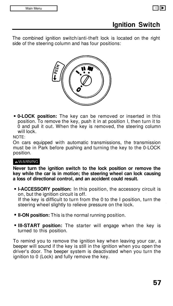 manual  Honda Civic IV 4 Hatchback Sedan owners manual / page 10