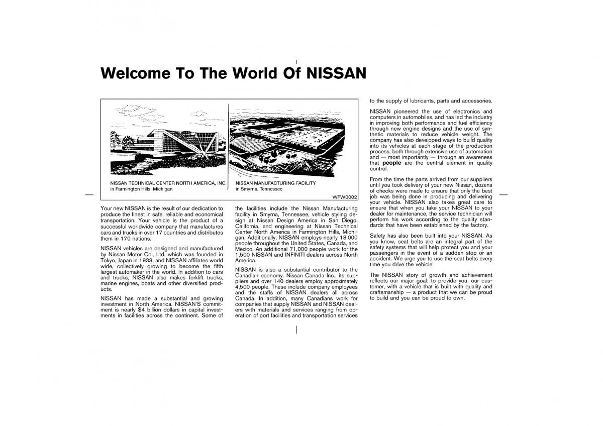Nissan Pathfinder II 2 owners manual / page 4
