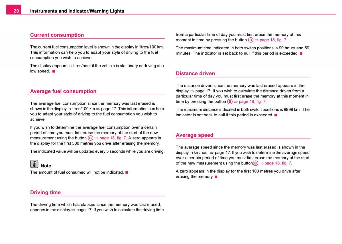 manual  Skoda Fabia I 1 owners manual / page 21