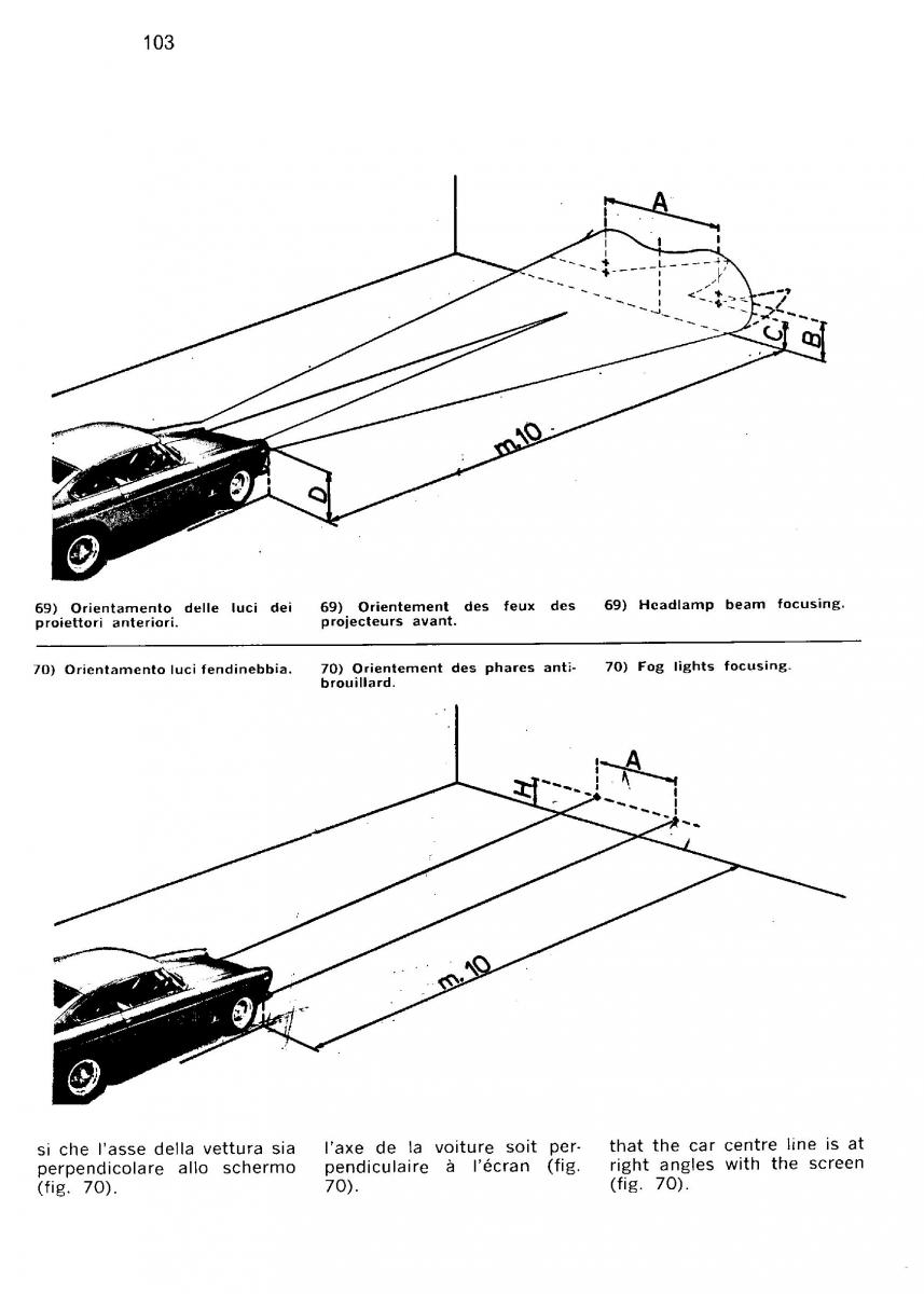 Ferrari 330 GT owners manual / page 105