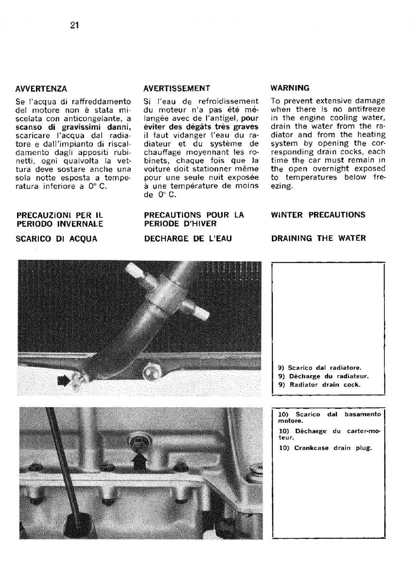 Ferrari 330 GT owners manual / page 24