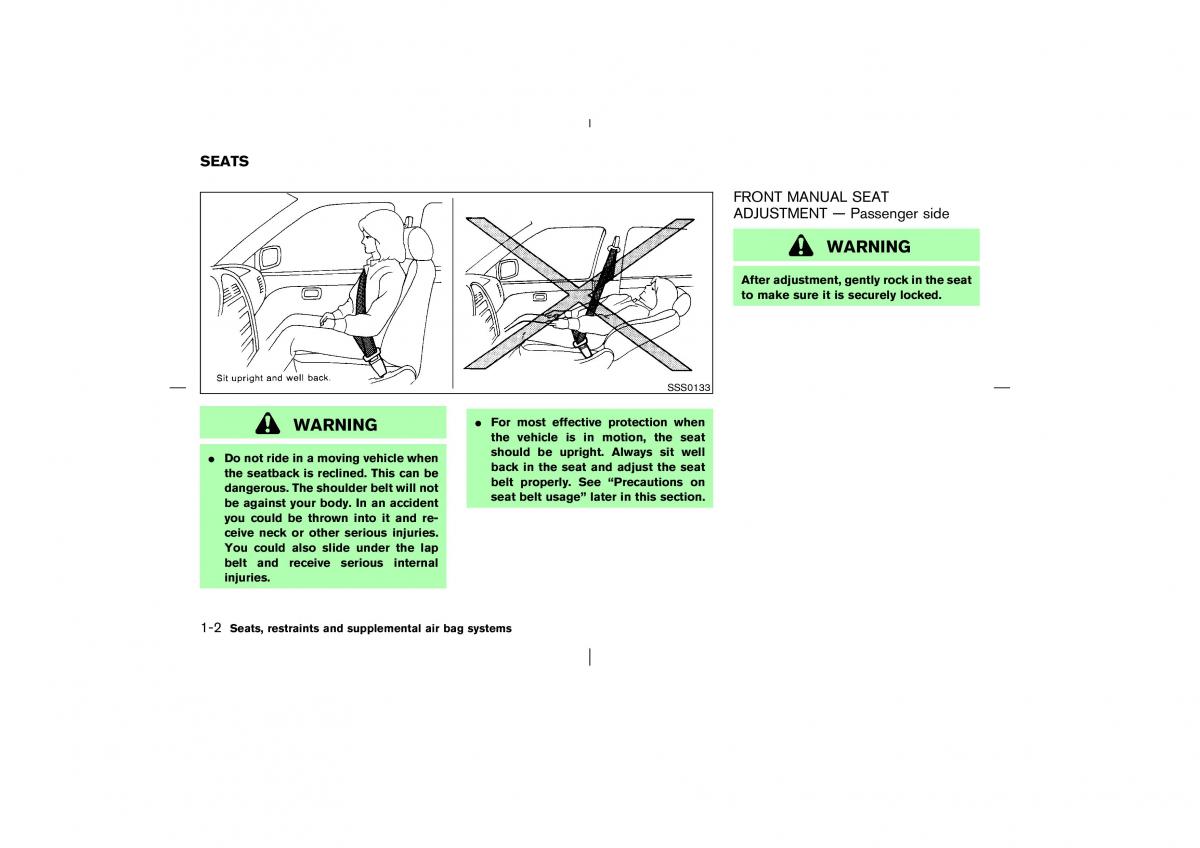 manual  Nissan Murano Z50 owners manual / page 7