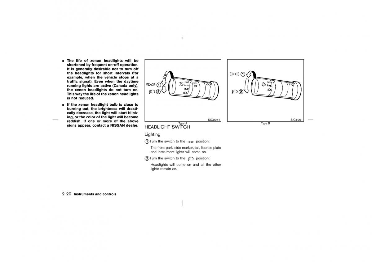Nissan Murano Z50 owners manual / page 71
