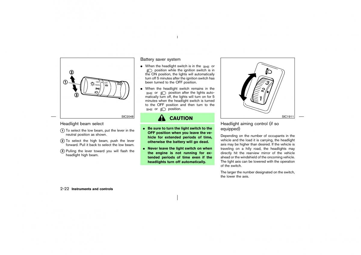 Nissan Murano Z50 owners manual / page 73