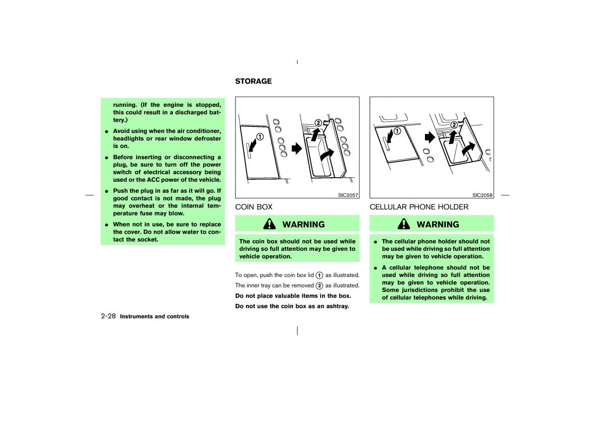 Nissan Murano Z50 owners manual / page 79
