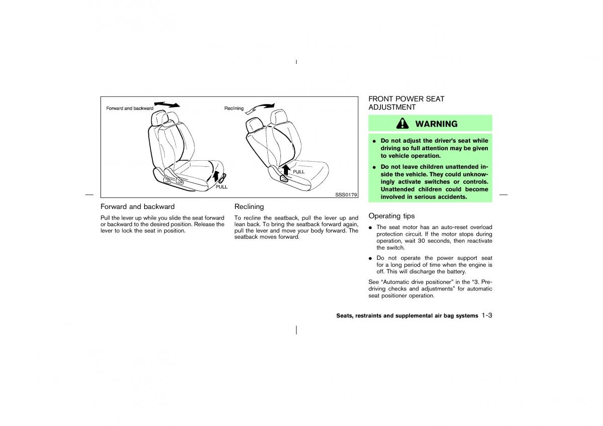 manual  Nissan Murano Z50 owners manual / page 8