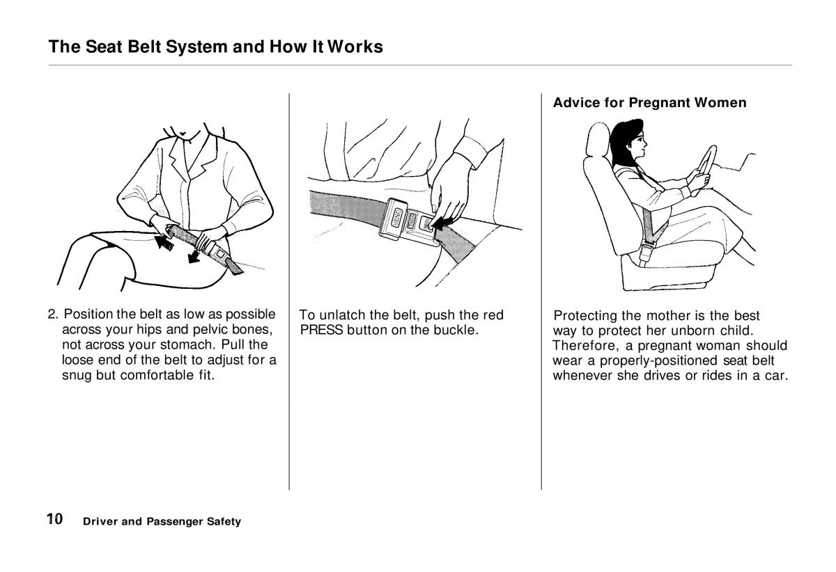 Honda Odyssey I 1 Honda Shuttle Isuzu Oasis owners manual / page 11