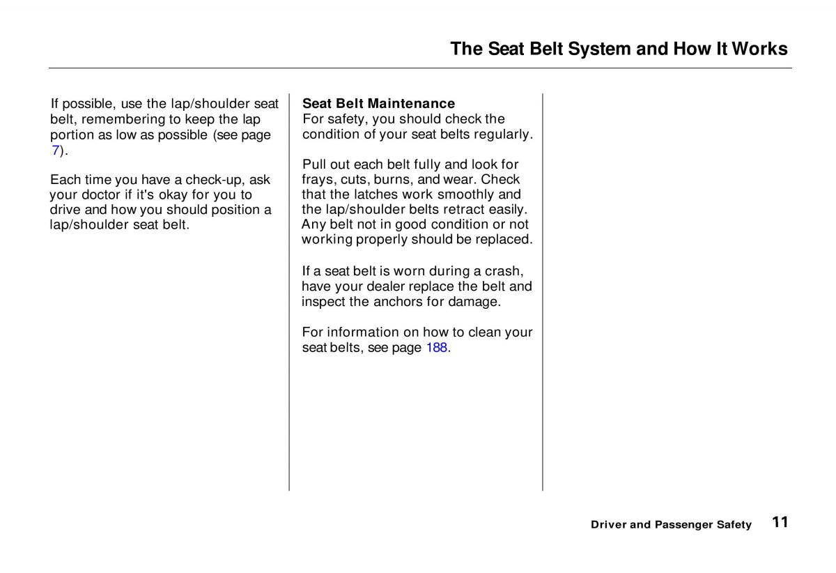 manual  Honda Odyssey I 1 Honda Shuttle Isuzu Oasis owners manual / page 12