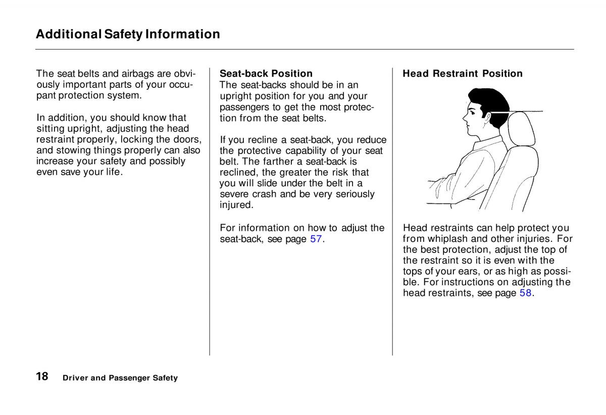 manual  Honda Odyssey I 1 Honda Shuttle Isuzu Oasis owners manual / page 19