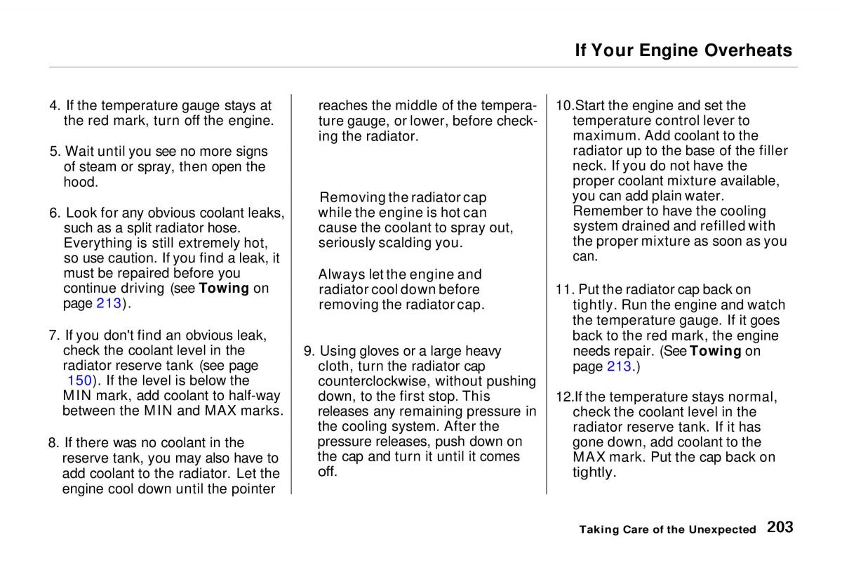 Honda Odyssey I 1 Honda Shuttle Isuzu Oasis owners manual / page 202