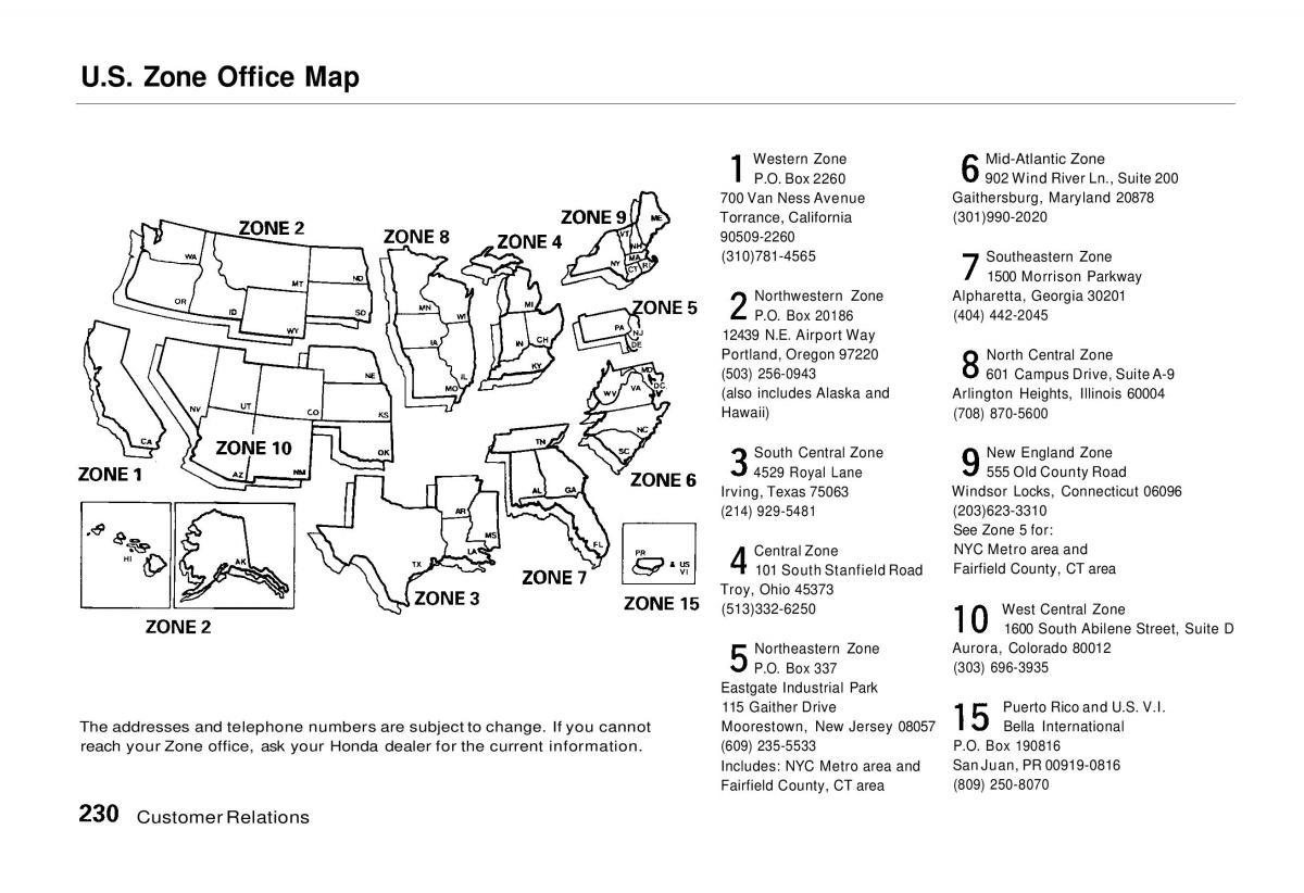 Honda Odyssey I 1 Honda Shuttle Isuzu Oasis owners manual / page 228