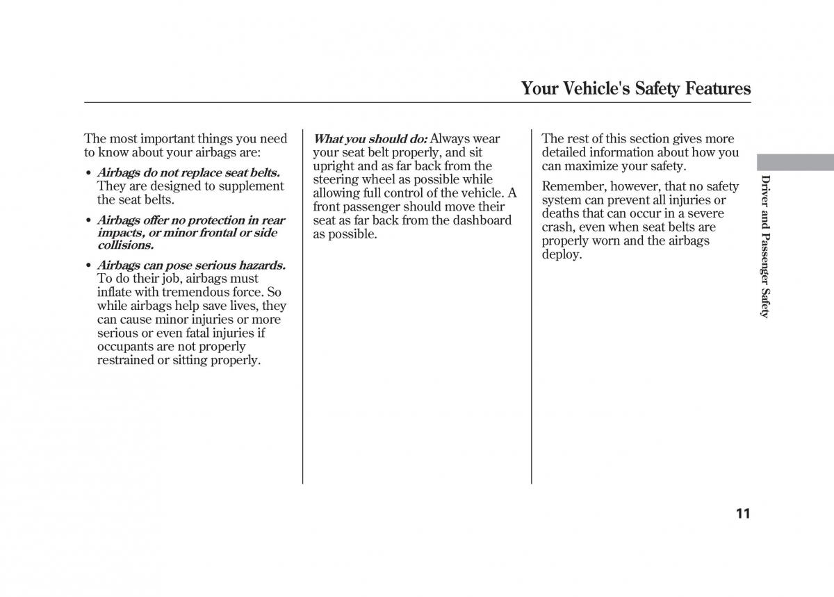 Acura MDX II 2 owners manual / page 18