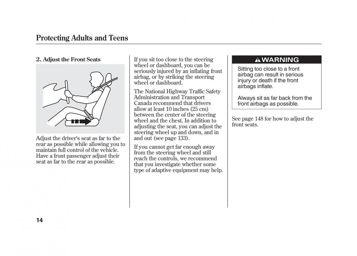 Acura MDX II 2 owners manual / page 21