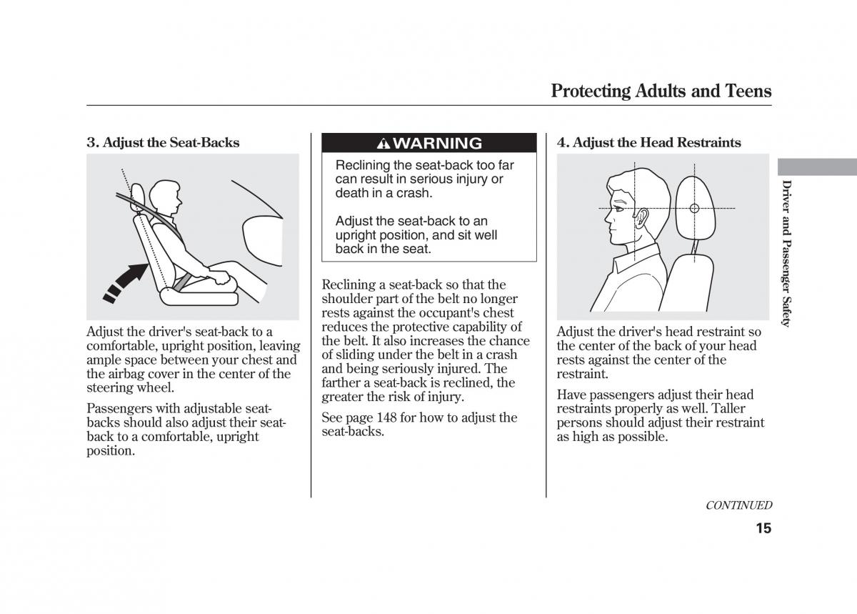 Acura MDX II 2 owners manual / page 22