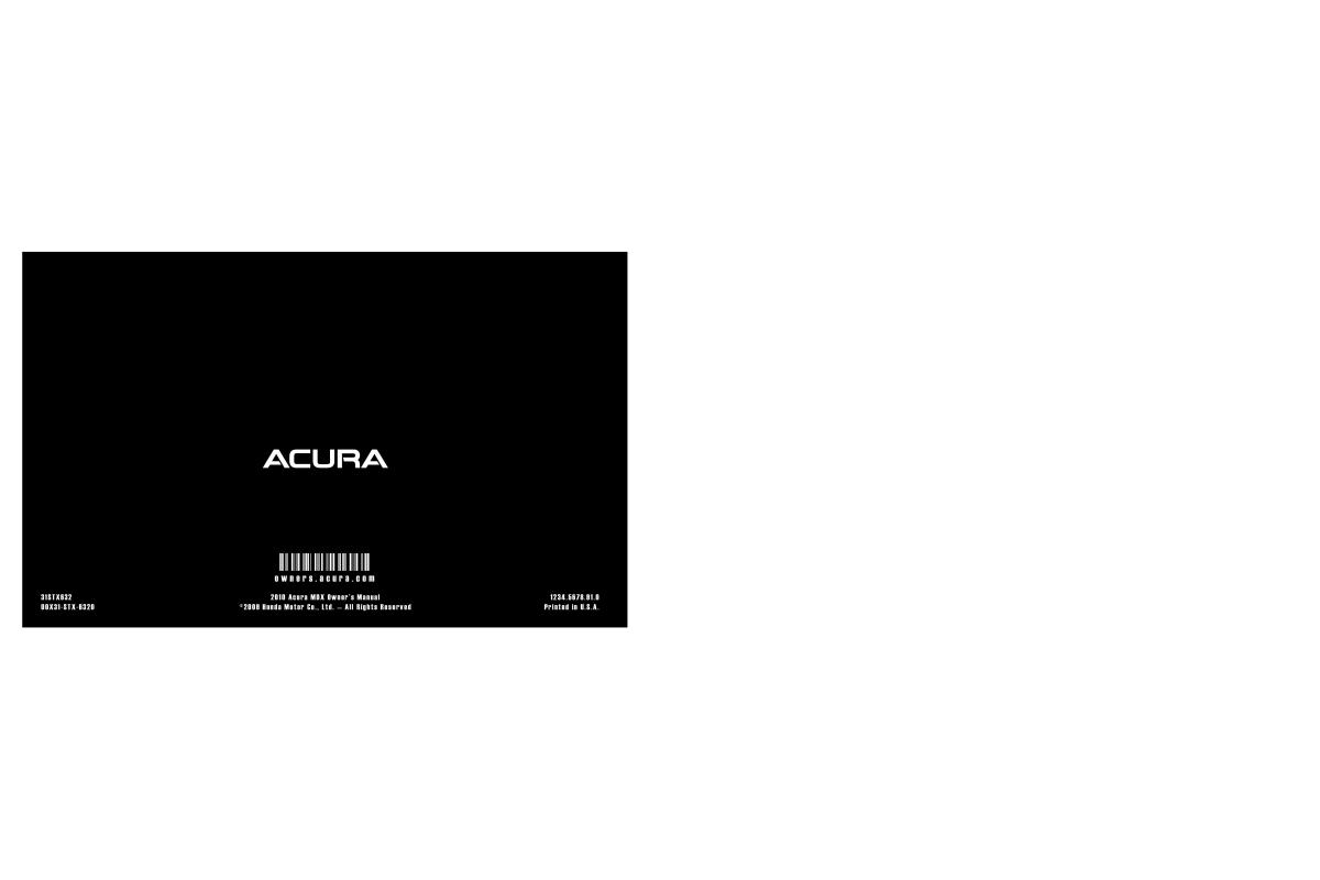 manual  Acura MDX II 2 owners manual / page 616