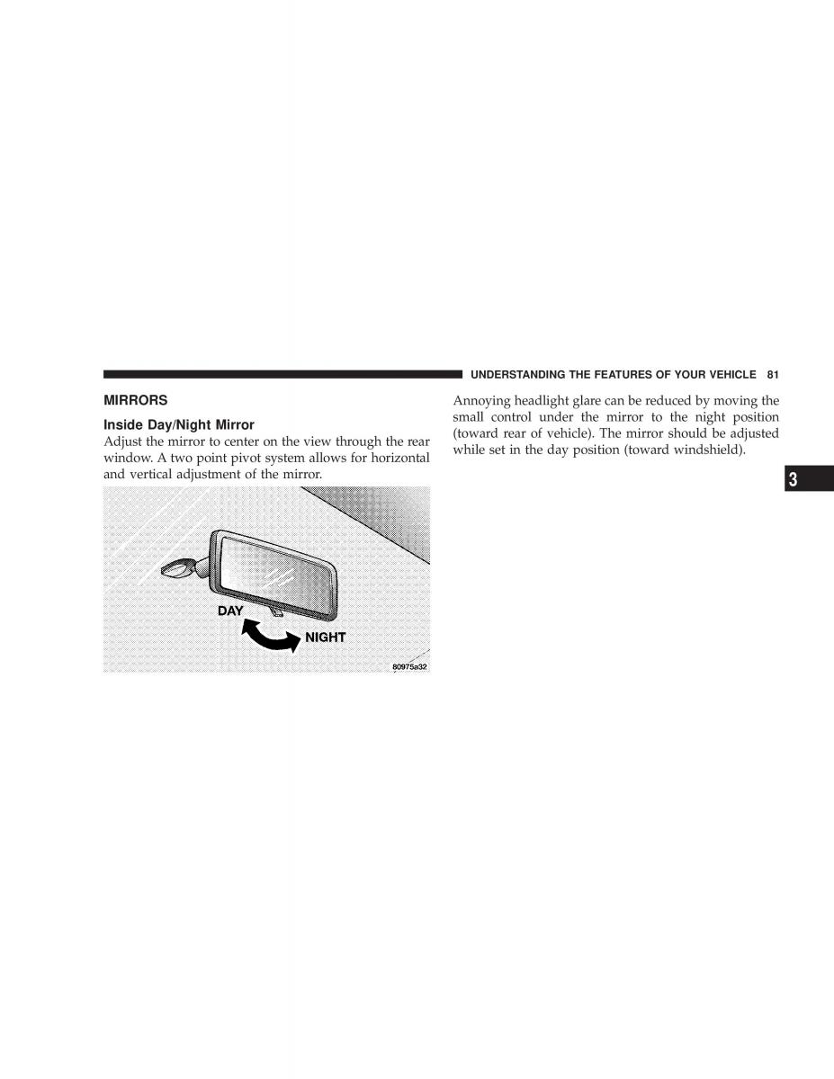 Chrysler Voyager Town and Country Plymouth Voyager owners manual / page 81