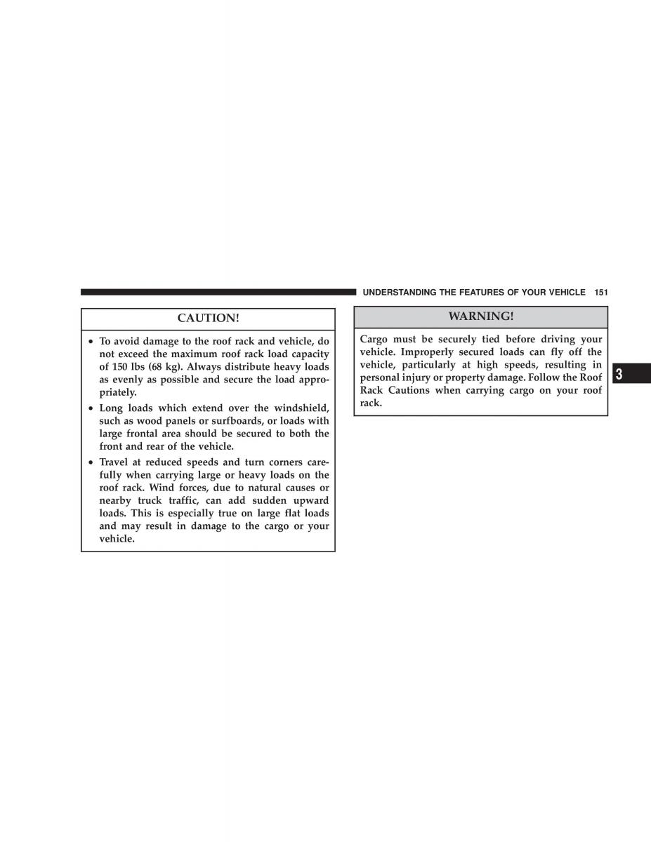 Chrysler Voyager Town and Country Plymouth Voyager owners manual / page 151